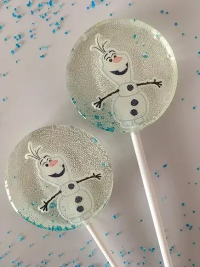 Olaf - Frozen - artesanato de Lollipops Cristal
