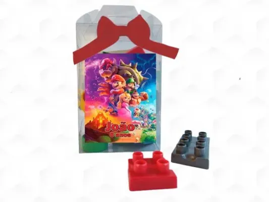 Bloco de Montar Mario Personalizada - artesanato de creativitybynina