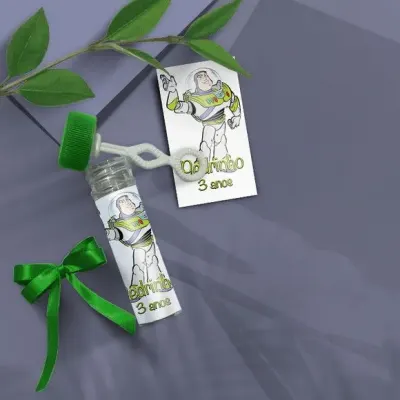 Bolha de Sabão - Buzz Personalizado - artesanato de Mi Papelaria Criativa