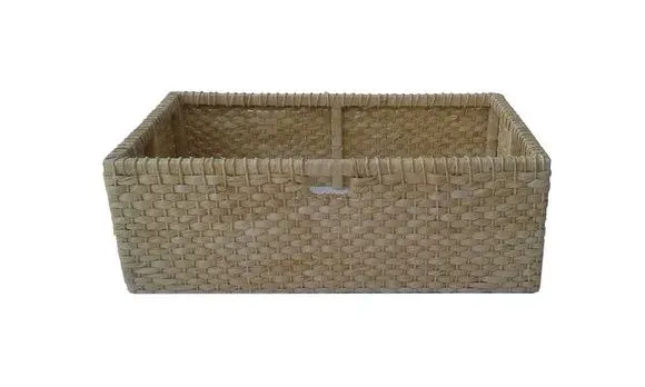 Gaveta Palha Milho Nt Fechado 50x50x18 - 2 Peças - artesanato de Mundo Urbano