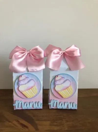 Caixa milk tie day - artesanato de Fina Essência Papelaria Personalizada