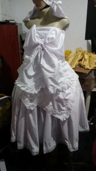 Baiana branca completa - artesanato de Ateliê Ofatemi
