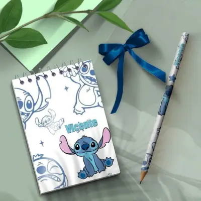 Bloquinho - Stitch Personalizado - artesanato de Mi Papelaria Criativa