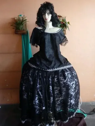 Roupa pombogira - artesanato de Ateliê Ofatemi