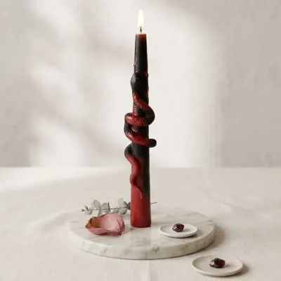 vela de cobra - artesanato de calendula encantada