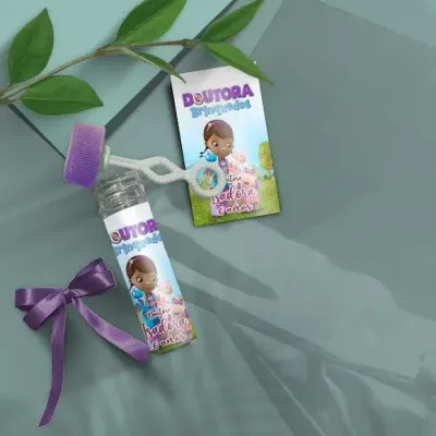 Bolha de Sabão - Doutora Brinquedo Personalizado - artesanato de Mi Papelaria Criativa