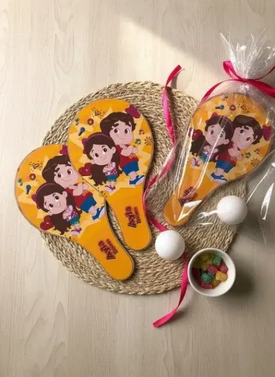 Raquete Ping Pong - Maria Clara e Jp - artesanato de Mi Papelaria Criativa