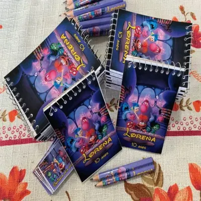 Bloquinho Divertidamente Personalizado - artesanato de Artmanha Lembrancinhas