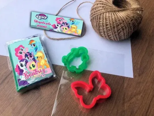 Massinha Modelar Unicórnio Personalizada - artesanato de Mi Papelaria Criativa