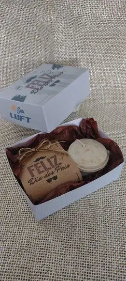Kit Dia dos Pais com Embalagem Personalizada Corporativo - artesanato de Juliana Biz - casa e bem estar