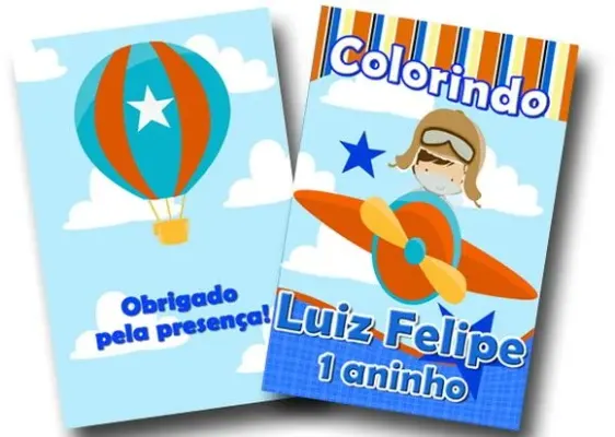Revista para Colorir Aviador 14x10 - artesanato de PAPCRIE
