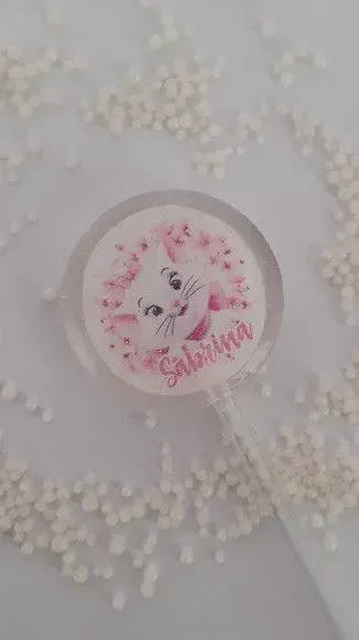 Gatinha Marie - artesanato de Lollipops Cristal