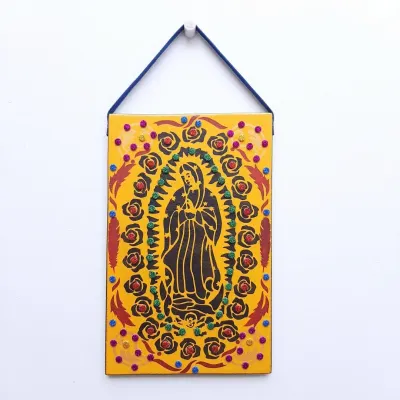 Quadro N. S. de Guadalupe M - artesanato de Estudio Bananeira
