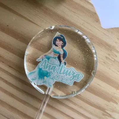 Princesa Jasmine - artesanato de Lollipops Cristal