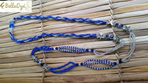 Iemanjá Ogunté - artesanato de BellaOya Guias e Brajas