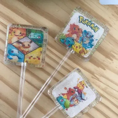 Mini Quadrado - artesanato de Lollipops Cristal