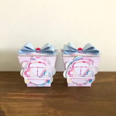 Caixa Sushi Tie Day - artesanato de Fina Essência Papelaria Personalizada