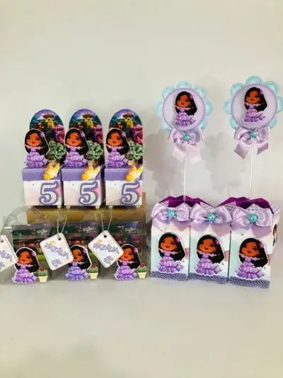 Kit Festa Encanto Isabela - artesanato de Fina Essência Papelaria Personalizada