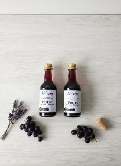 Garrafinha Wine 50ml Lembrancinha - artesanato de Mi Papelaria Criativa