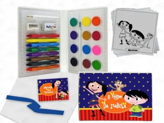 Estojo de Pintura Show da Luna Personalizado - artesanato de creativitybynina