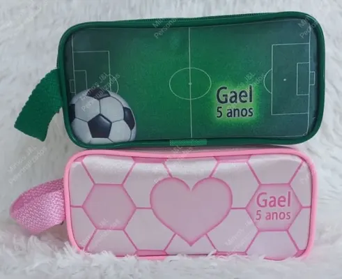 Estojo Personalizado Futebol - artesanato de JeL Mimos Personalizados