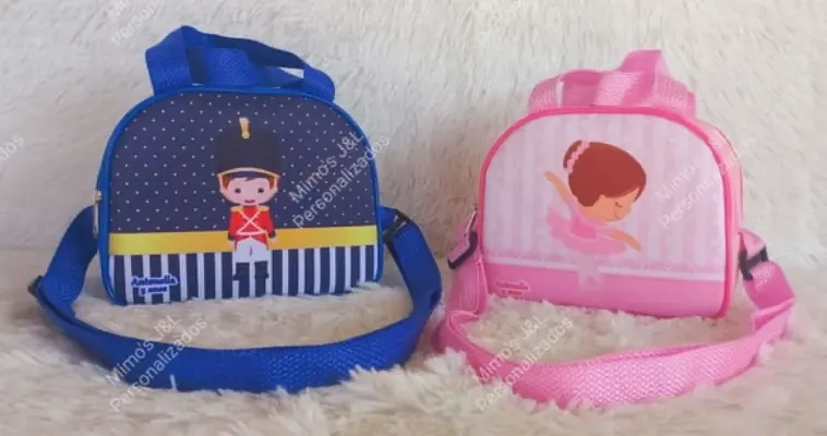 Bolsa Meia Lua Alça Cruzada Personalizada Lembrancinha - artesanato de Mimo's J&L Personalizados