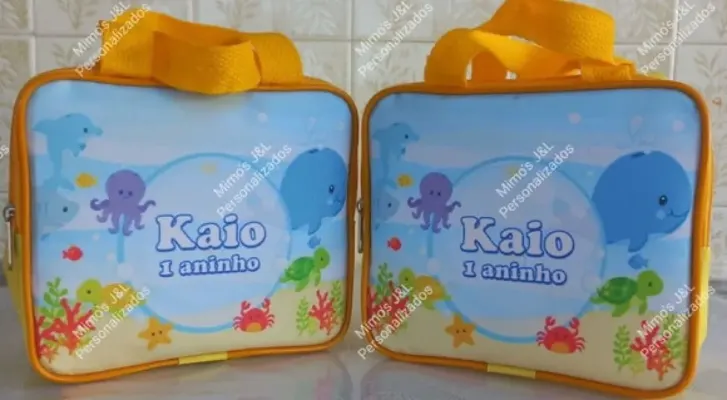 Bolsa Maleta Personalizada Lembrancinha - artesanato de JeL Mimos Personalizados