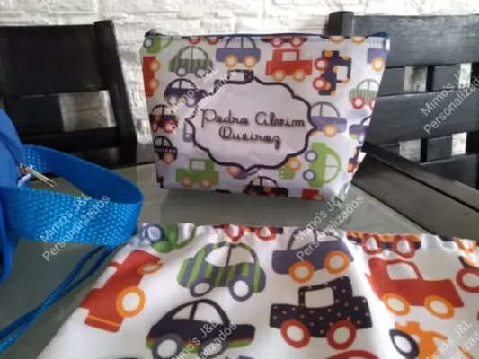 Necessaire Básica Personalizada - artesanato de JeL Mimos Personalizados