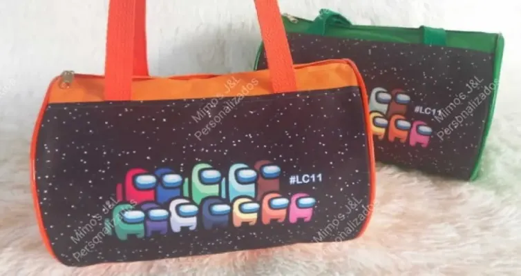 Bolsa Malinha Viagem Personalizada Lembrancinha - artesanato de Mimo's J&L Personalizados