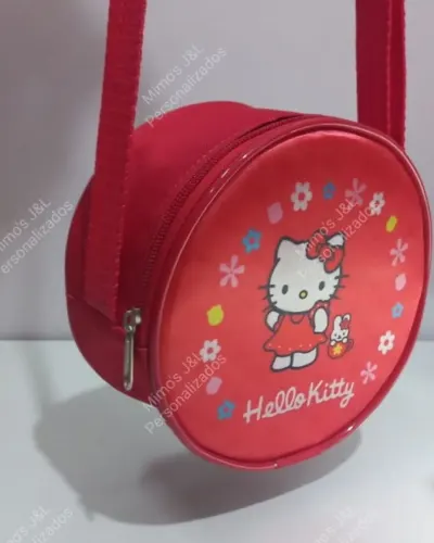 Bolsa Redonda Alça Cruzada Personalizada Lembrancinha - artesanato de Mimo's J&L Personalizados