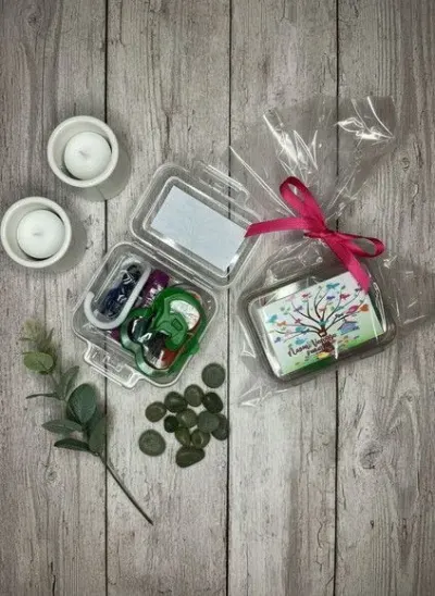 Mini Maleta - Jardim Encantado Personalizada - artesanato de Mi Papelaria Criativa