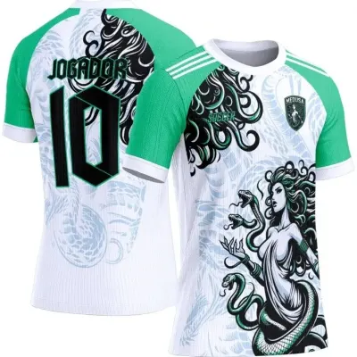 Camisa Interclasse Modelo 189 Medusa Verde - artesanato de JD PRINT 3D