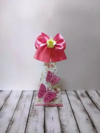Caixa Cone Jardim Encantado - artesanato de Fina Essência Papelaria Personalizada