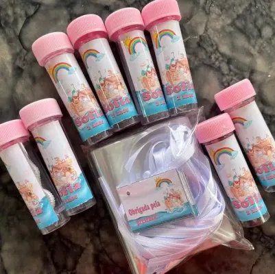 Bolha de Sabão Arca de Noé Personalizada - artesanato de Artmanha Lembrancinhas