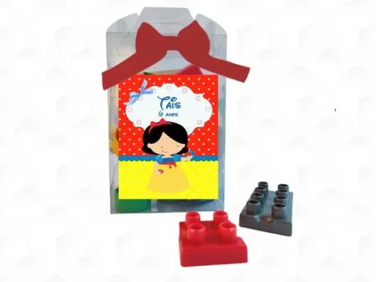 Bloco de Montar Branca de Neve Cute Personalizada - artesanato de creativitybynina