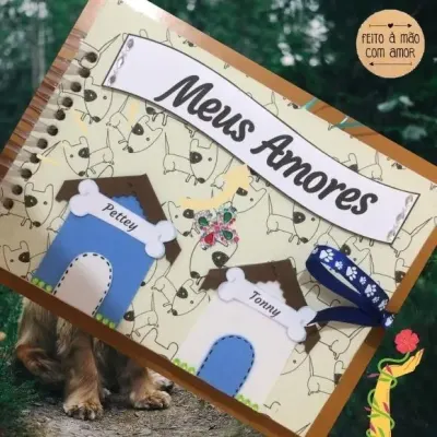 Álbum Pet Dog - artesanato de Ateliê de Criação Usina Caseira