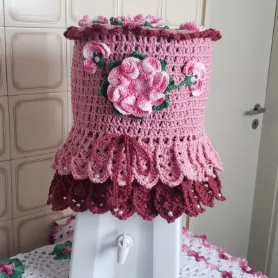 Capa para Galão de Água Mineral 10l - artesanato de Mari Crochê feito com carinho!