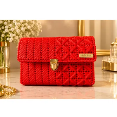 Bolsa Vértice - artesanato de Ateliê Silva