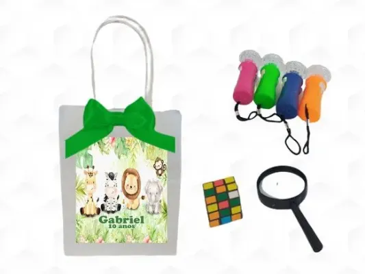 Kit Detetive Safari Personalizado - artesanato de creativitybynina