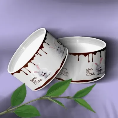 Tubo Lata - Páscoa Personalizada - artesanato de Mi Papelaria Criativa