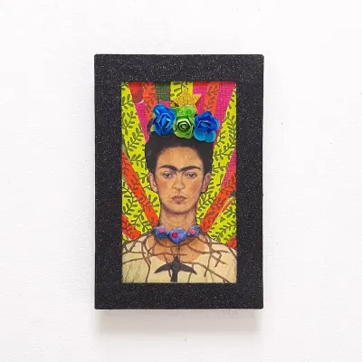 Quadro Frida Tropical - artesanato de Estudio Bananeira