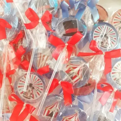 Circo Mickey - artesanato de Lollipops Cristal