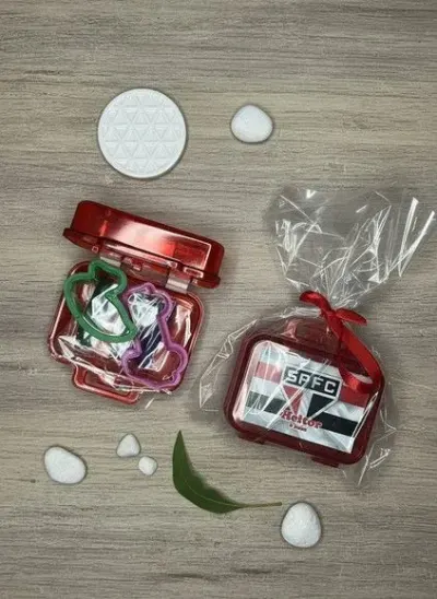 Mini Maleta - Time Personalizada - artesanato de Mi Papelaria Criativa