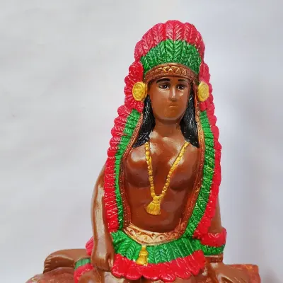 cabocla em gesso 25 cm - artesanato de Ateliê Silmara Boni