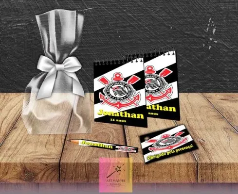 Bloquinho Time Personalizado - artesanato de Artmanha Lembrancinhas