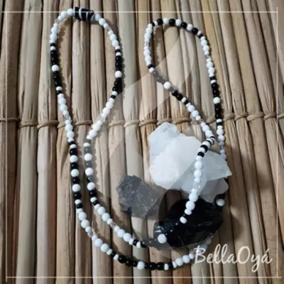 Guia De Preto Velho - Porcelana - artesanato de BellaOya Guias e Brajas