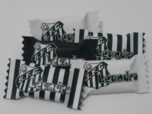Balinha personalizada Santos - artesanato de Amulleto Ateliê