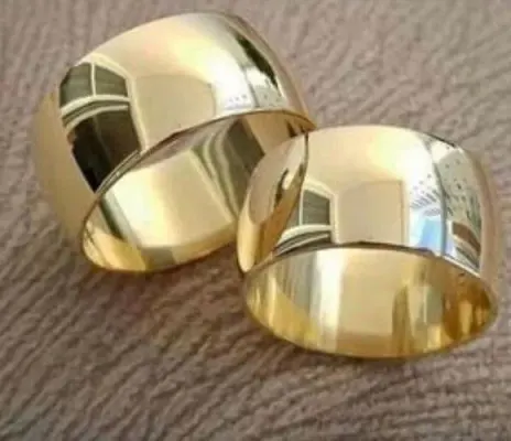 Par Alianças de Noivado Moeda Antiga 10mm + Anel Solitário - artesanato de TM JOIAS