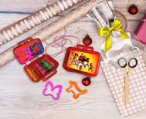 Mini Maleta com Massinhas os Incriveis Personalizada - artesanato de Artmanha Lembrancinhas