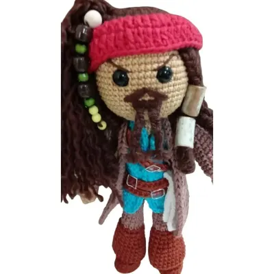 Jack sparrow amigurumi - artesanato de Ateliê Lu Ribeiro